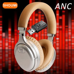 سماعات رأس بلوتوث ANC لإلغاء الضوضاء النشطة مع محول تلفزيون USB 3.5 سماعة رأس لاسلكية كبيرة لتلفزيون Xiaomi 